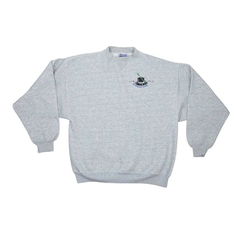 Vintage 90s Hanes heather grey Falcons 1990 graduating class sweatshirt XL